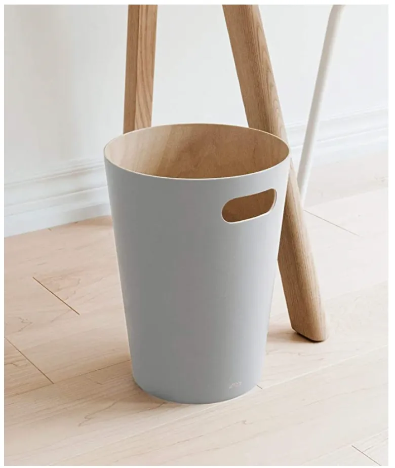 Umbra Woodrow Waste Can – Grey