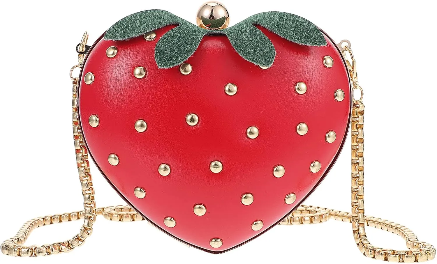 VALICLUD Womens Wallet Crossbody Clutch Strawberry Purse Strawberry Bag 1 Pc Crossbody Bag Chic Girl Shoulder Bag Strawberry Accessories Strawberry Womens Wallet Womens Backpack Purses