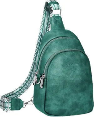 Vantamo Crossbody Sling Bags for Women, RFID & Anti-Pickpocket Clip Cross Body Bag, Adjustable Strap Travel Pack