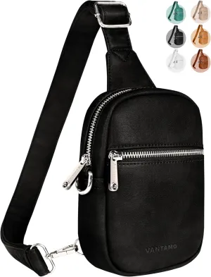 Vantamo Small Crossbody Bags for Women, Sling Bag with RFID & Anti-Pickpocket Clip, Adjustable Strap Cross Body Packs
