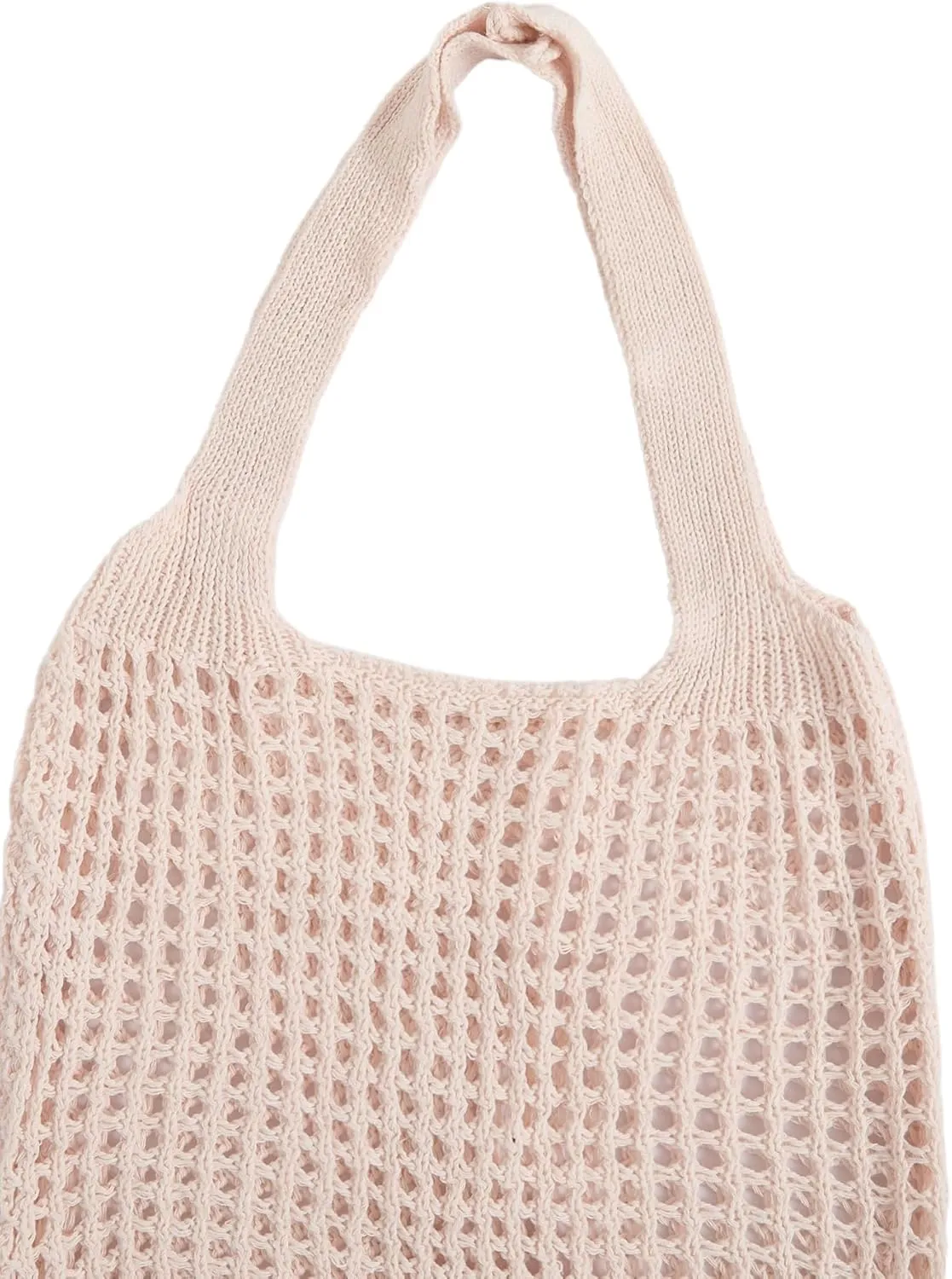 Verdusa Women's Knitted Crochet Shoulder Bags Casual Hobo Tote Bag Shopping Bags
