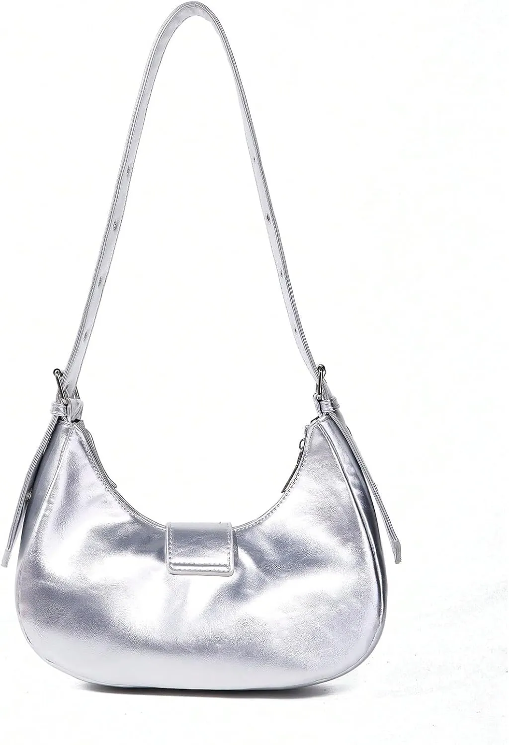 Verdusa Women's Studded PU Leather Clutch Shoulder Tote Handbag Adjustable Strap Boho Bags