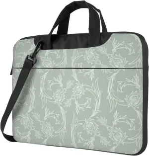 Vintage Farmhosue Chic Flowers Lightweight 13-15.6 Inch Laptop Bag For Man And Women, Computer Messenger Bag, Trendy Shoulder Strap Design