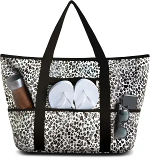 Waterproof Beach Bag - Weekend Overnight Tote - Large and Lightweight