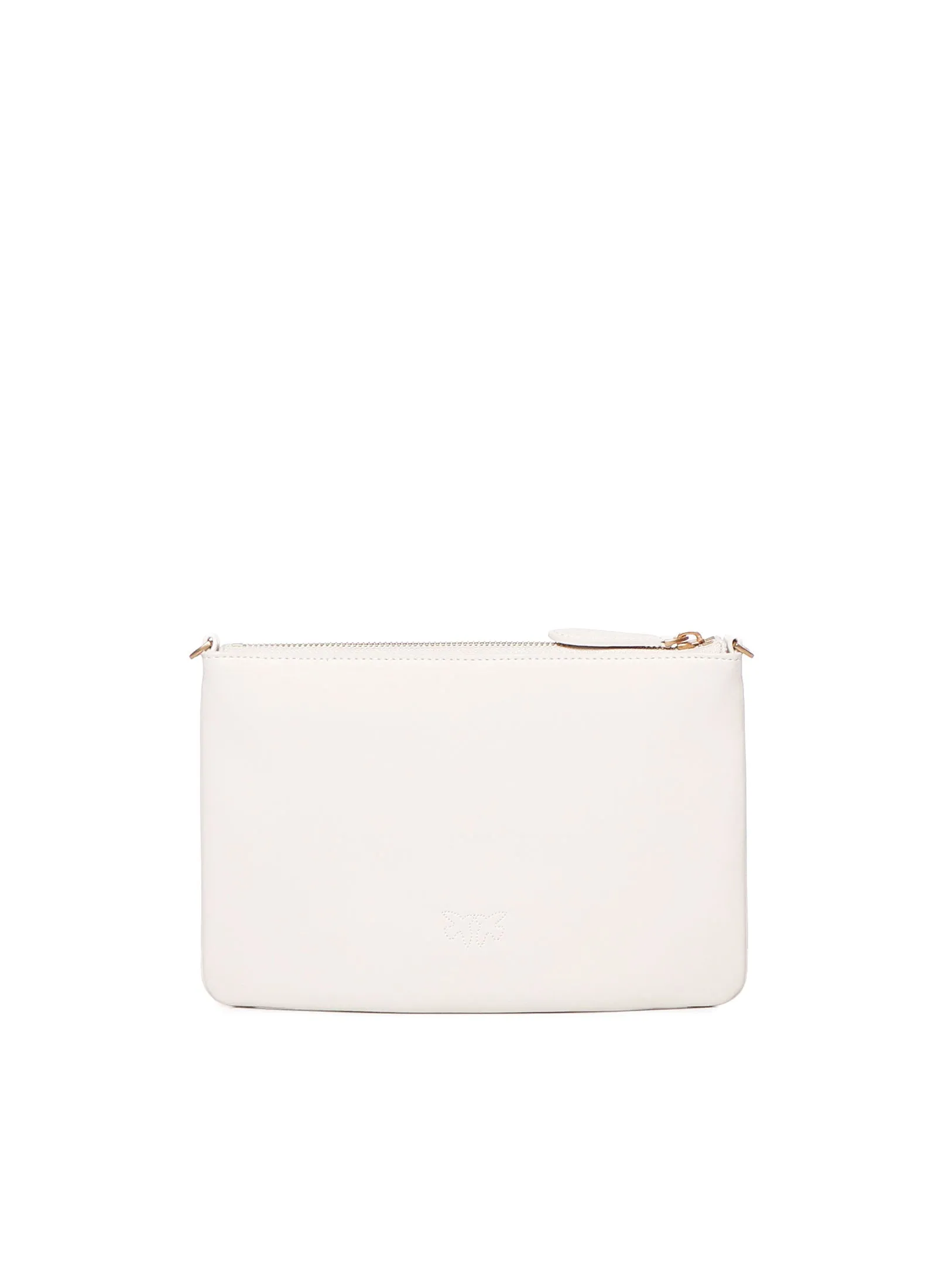 White Logo Plaque Shoulder Bag