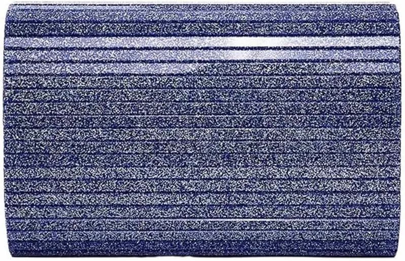Women Chic Acrylic Stripe Evening Bag Unique Marble Clutch Purse Chain Crossbody Shoulder Bag for Cocktail Party
