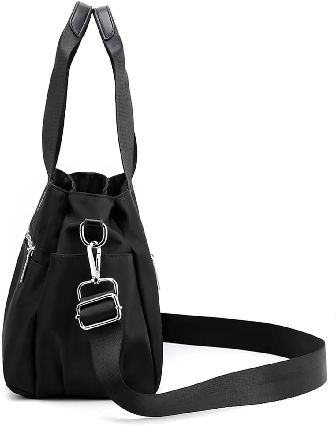 Women Lightweight Messenger Shoulder Bags Bag Solid Travel Hand Crossbody Bags Nylon PurseTotes Waterproof