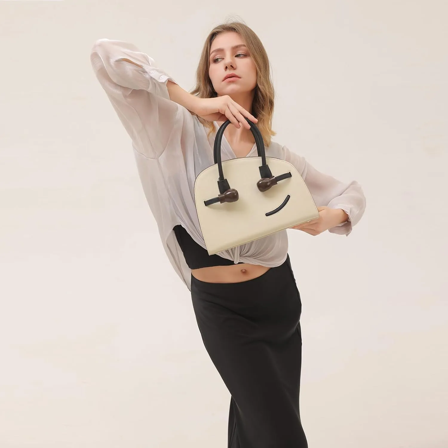 Women's Leather Shoulder Bag, Theia Collections Leather Bag Shoulder Bags, Top-Grain Leather Handbags Handbag