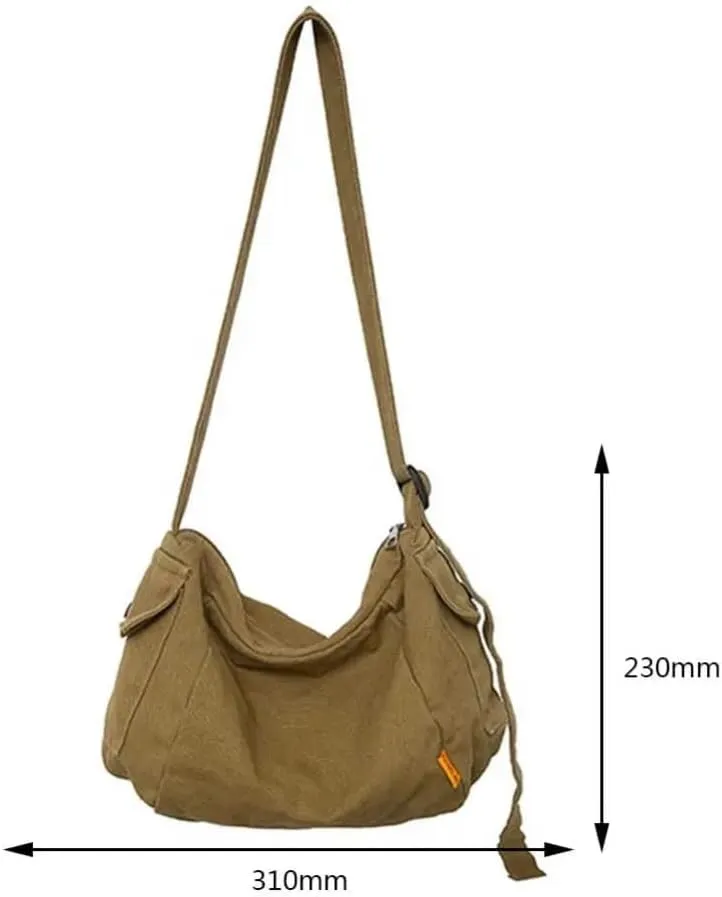 Women's Messenger Bag Vintage Handbag Canvas Tote Bags Casual Handbag Crossbody Handbags Hobo Handbags