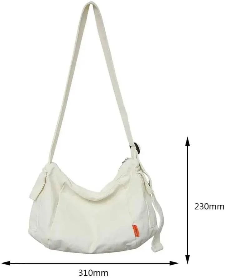Women's Messenger Bag Vintage Handbag Canvas Tote Bags Casual Handbag Crossbody Handbags Hobo Handbags