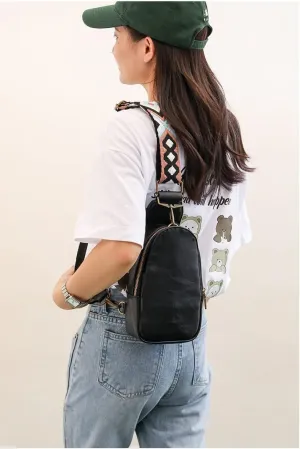 Women's Shoulder Bag PU Leather Versatile Style Hobo Sling Tote Handbag Retro Clutch Purse Crossbody Small Chest Bags