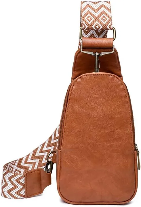 Women's Shoulder Bag PU Leather Versatile Style Hobo Sling Tote Handbag Retro Clutch Purse Crossbody Small Chest Bags