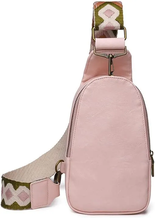 Women's Shoulder Bag PU Leather Versatile Style Hobo Sling Tote Handbag Retro Clutch Purse Crossbody Small Chest Bags