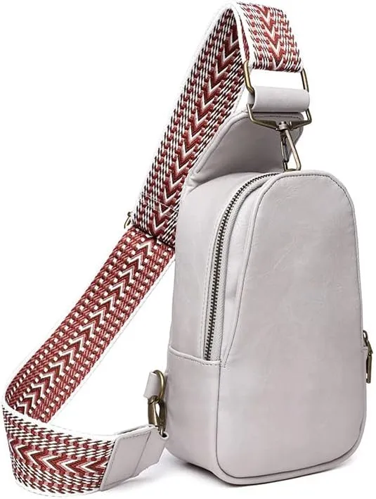 Women's Shoulder Bag PU Leather Versatile Style Hobo Sling Tote Handbag Retro Clutch Purse Crossbody Small Chest Bags
