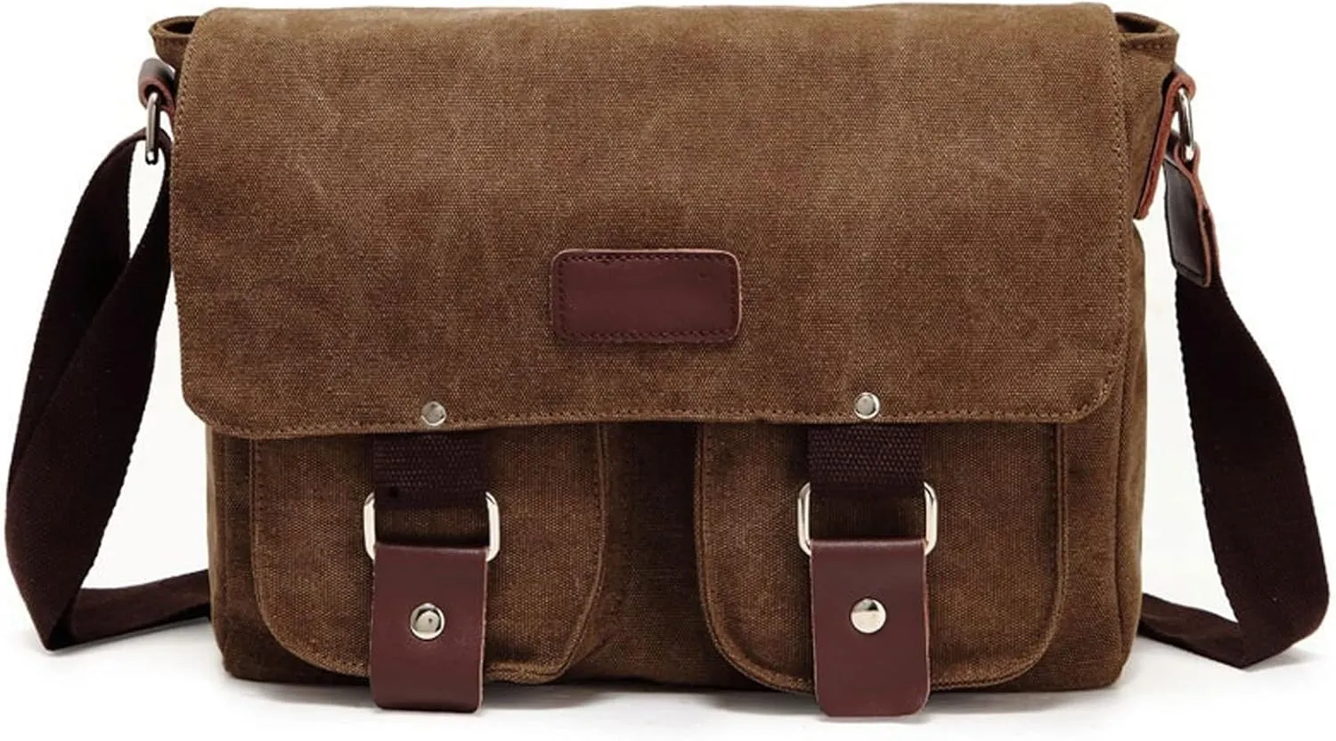 Women's Shoulder Bags Canvas Leather Crossbody Bag Vintage Messenger Bags Large Shoulder Bag Casual Travel Bags